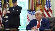 US President Donald Trump bid farewell to Elon Musk in the Oval Office on Friday.